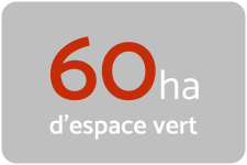 60ha d'espace vert
